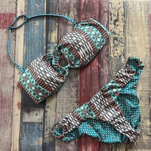 1763 Gypsy Sand 2 Pc Swim Set. SzM